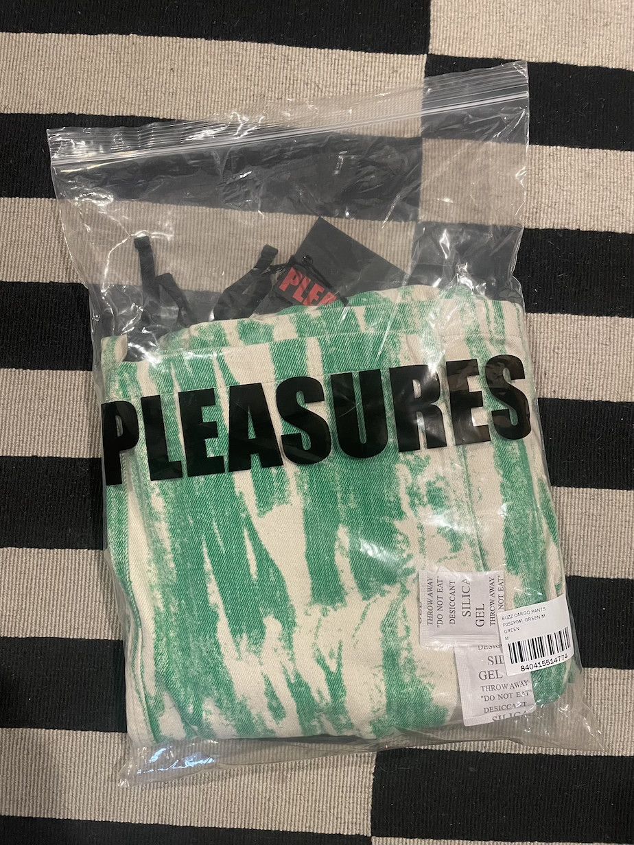 Pleasures Buzz Cargo Pants in Green Size US 32 / EU 48 - 3 Thumbnail