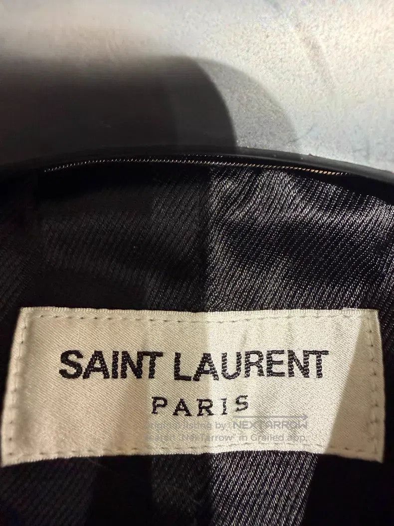 Saint Laurent Paris Saint Laurent Paris Sheepskin Two-Pocket Biker Leather Jac Size US L / EU 52-54 / 3 - 2 Thumbnail