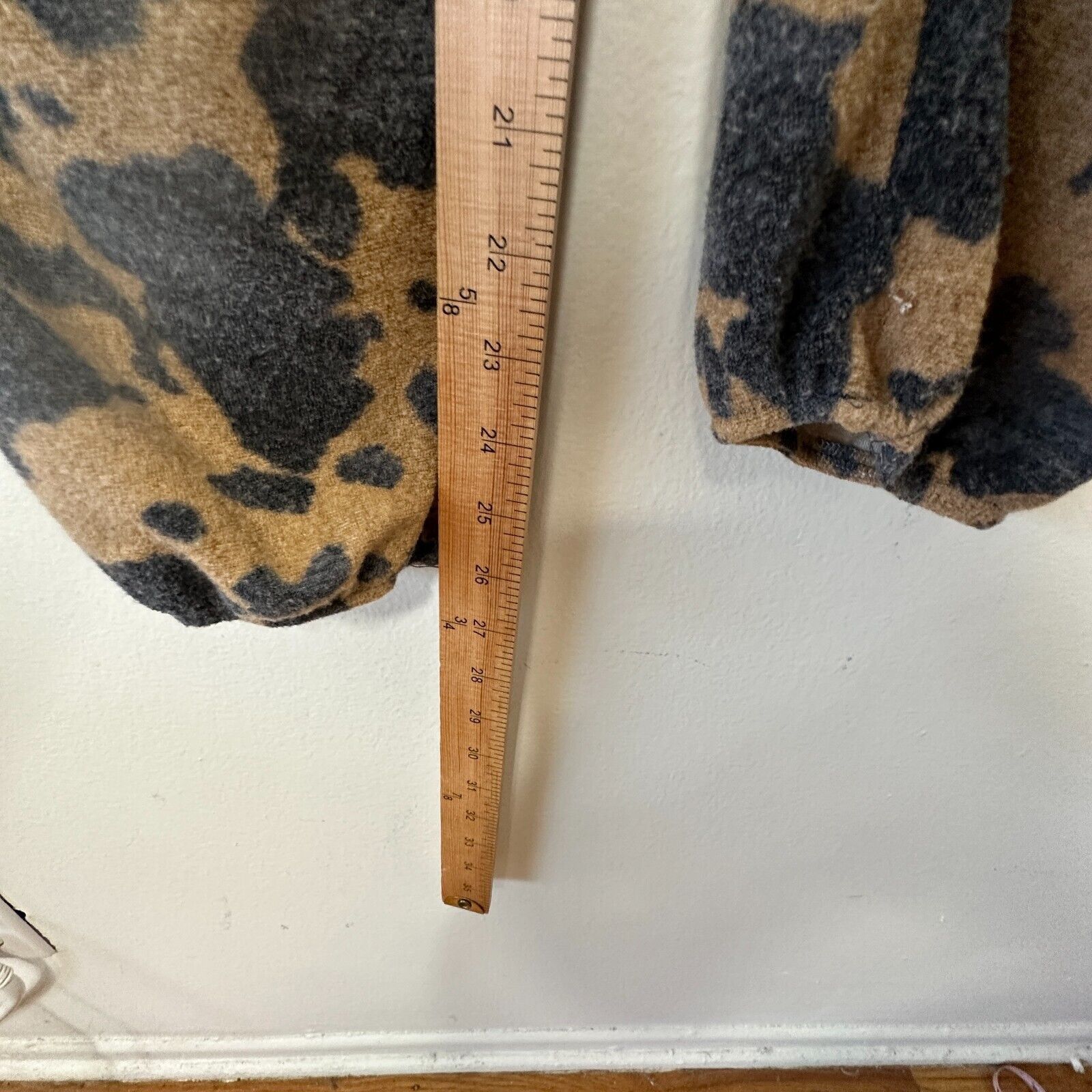 Other Entro Tan Black Cheetah Drawstring Jogger Pants Pockets L Size 34" / US 12 / IT 48 - 12 Thumbnail