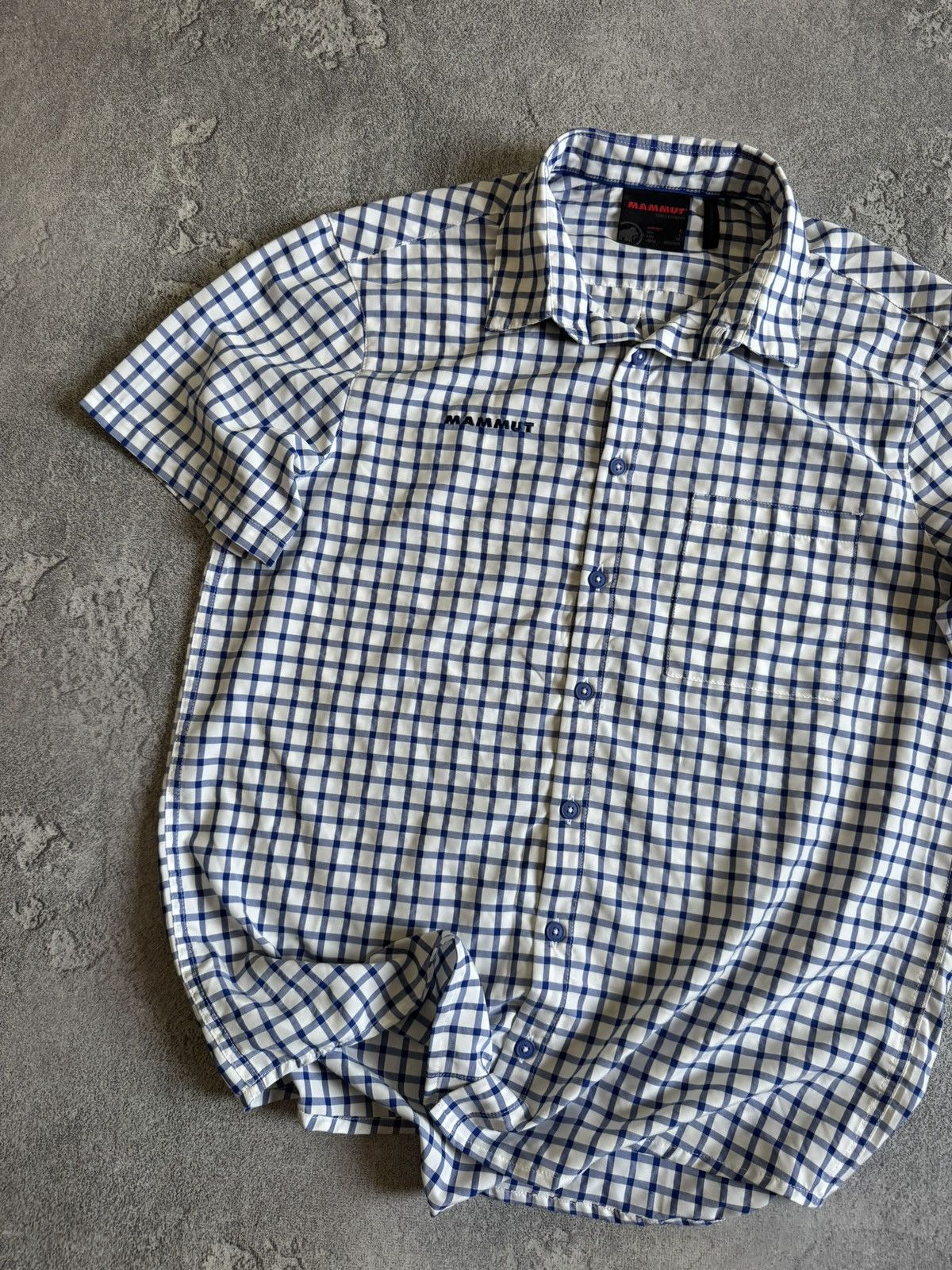 Mammut Mammut L/size Chekered shirt button up short sleeve outdoor Size US L / EU 52-54 / 3 - 3 Thumbnail