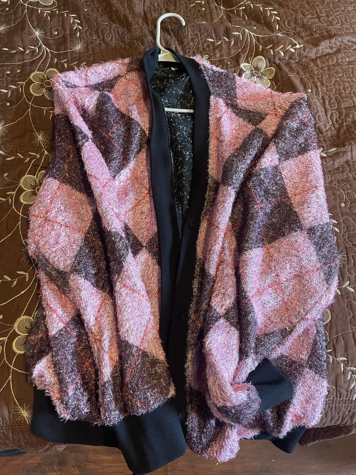 image of Pleasures Cardigan in Pink, Men's (Size XL)