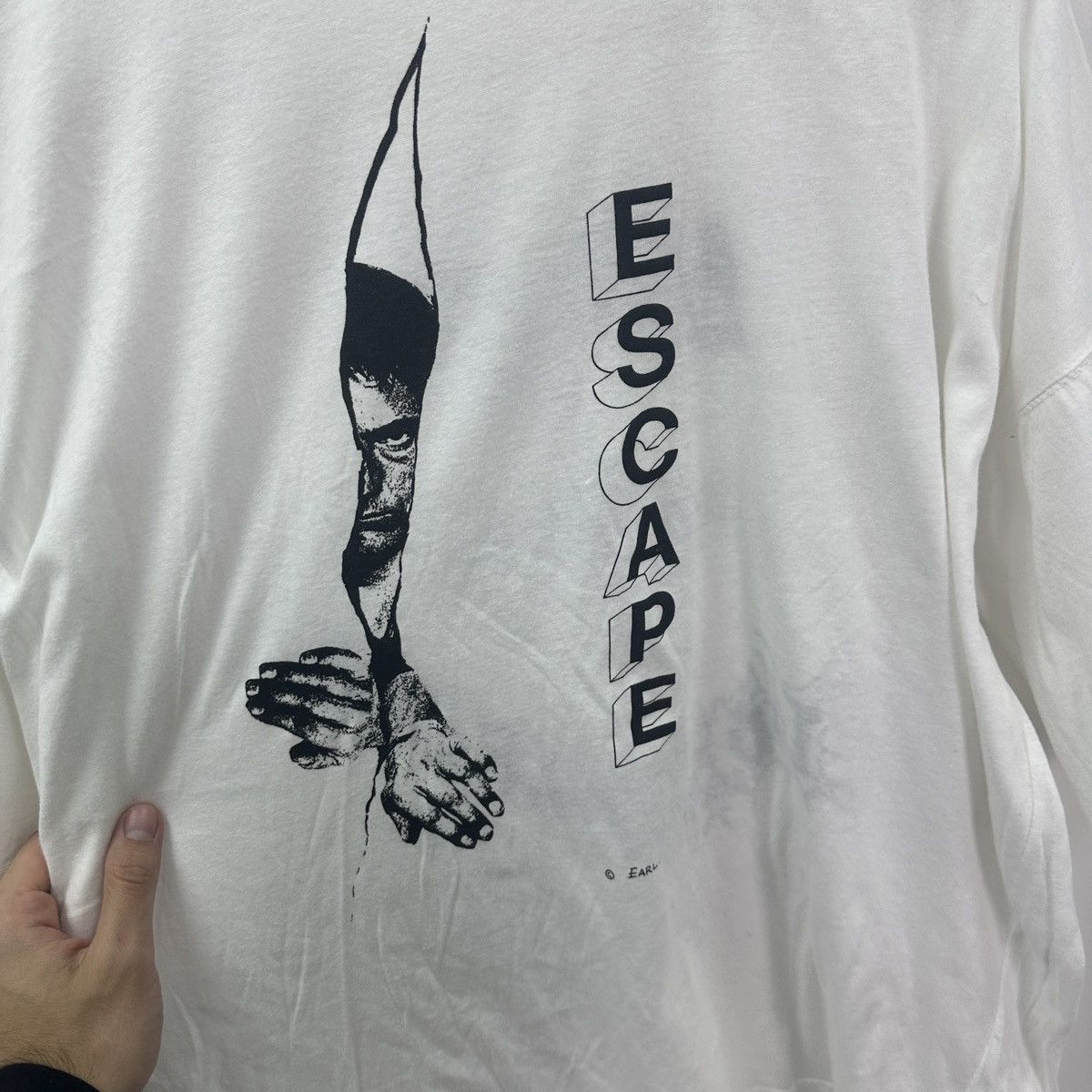 Band Tees Vintage 90s Polluted Inheritance Look Inside Escape tee rock Size US XL / EU 56 / 4 - 6 Thumbnail
