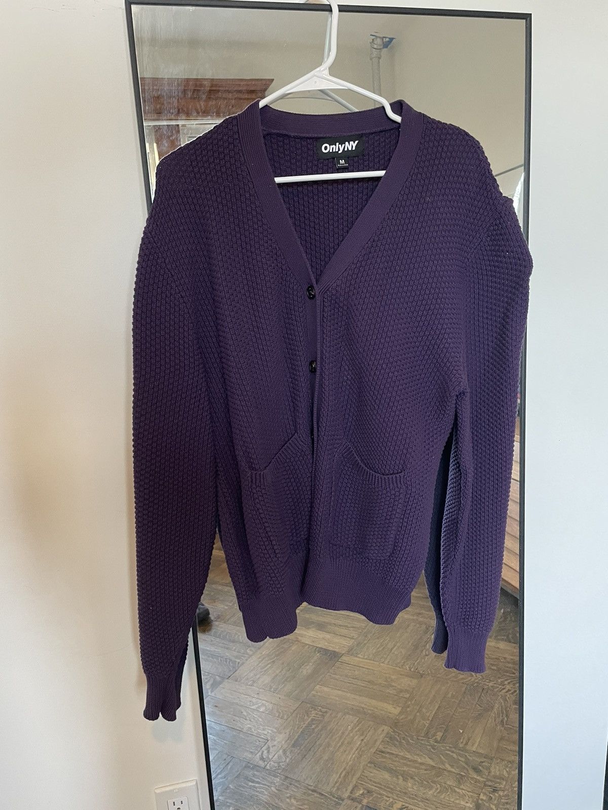 Only NY ONLY NY Purple knit cardigan. Size US M / EU 48-50 / 2 - 6 Thumbnail