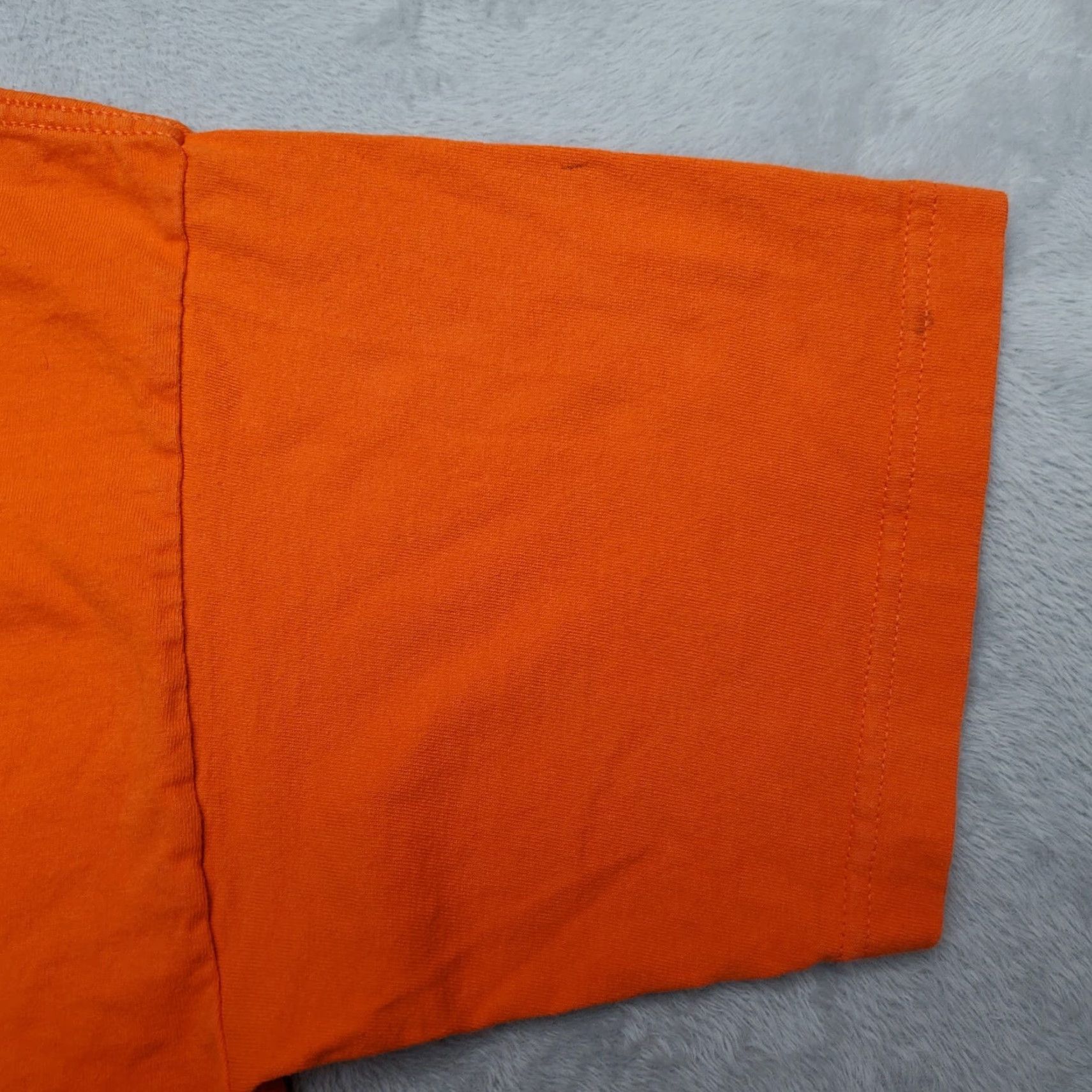 Vintage VTG Firefighter Shirt Men L Orange Mission Montana Flathead Volunteer TEE Size US L / EU 52-54 / 3 - 6 Thumbnail