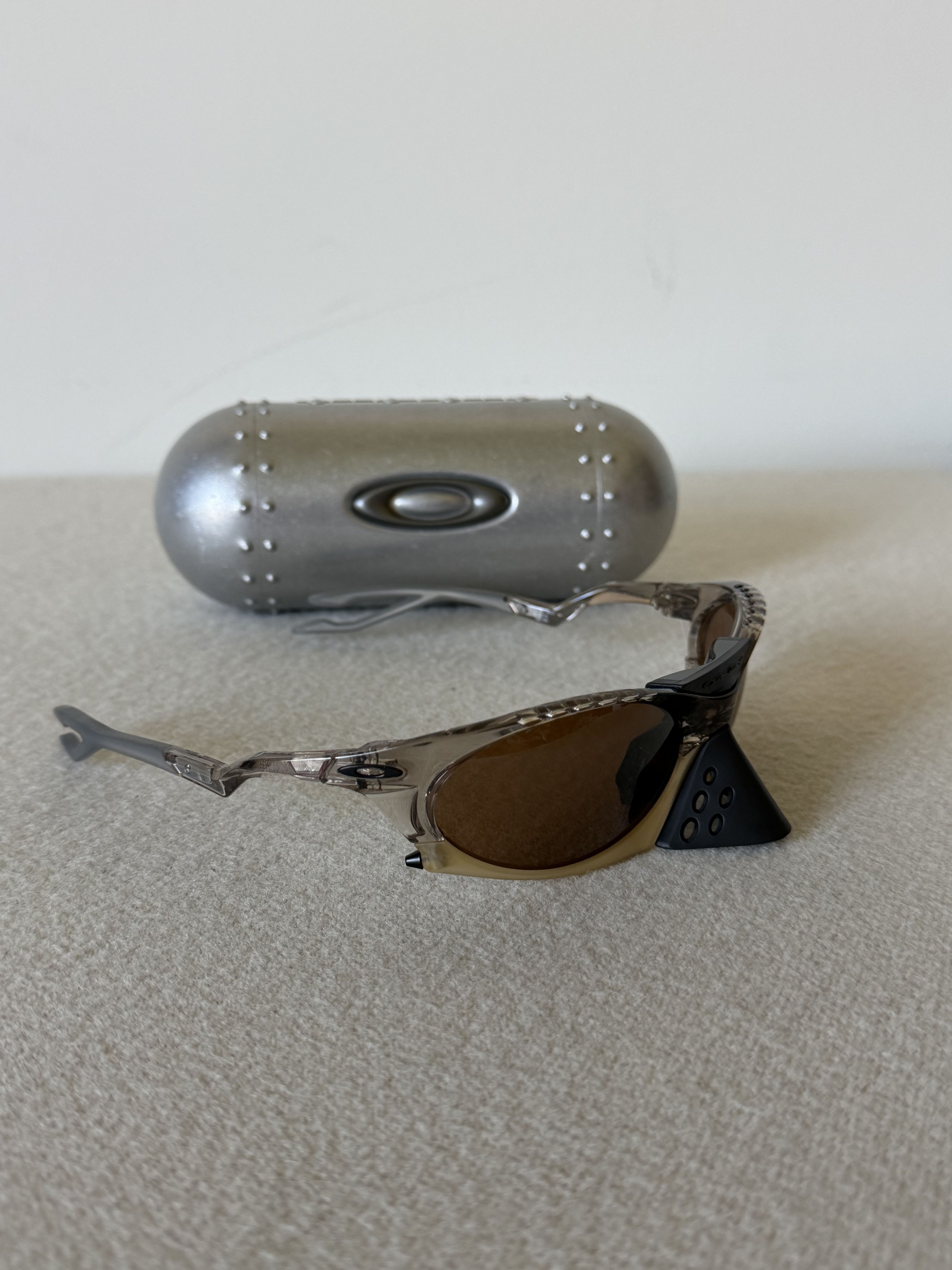 Brain Dead Oakley Plantaris Sunglasses in Sepia