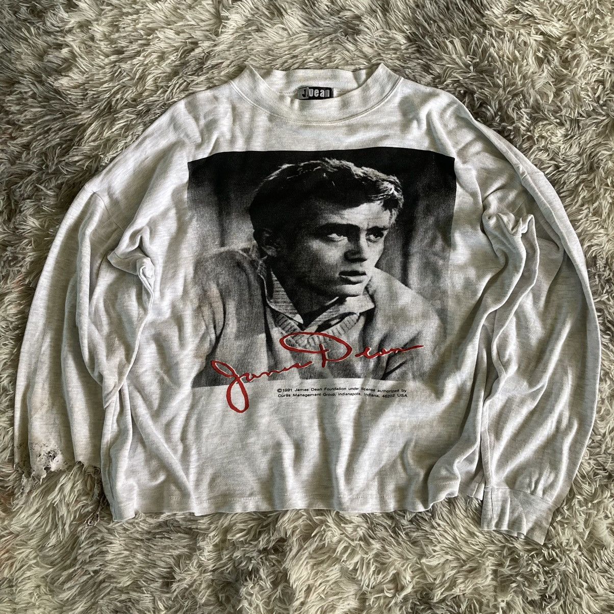 Vintage Vintage Sweater James Dean 90s✨ Size US L / EU 52-54 / 3 - 1 Thumbnail