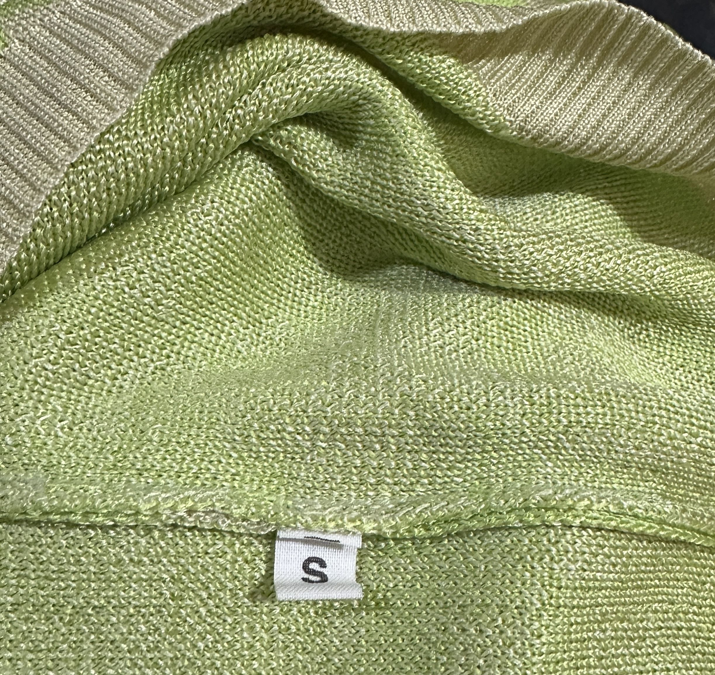 Henrik Vibskov Green Neon Polo Sweater Size US S / EU 44-46 / 1 - 5 Thumbnail
