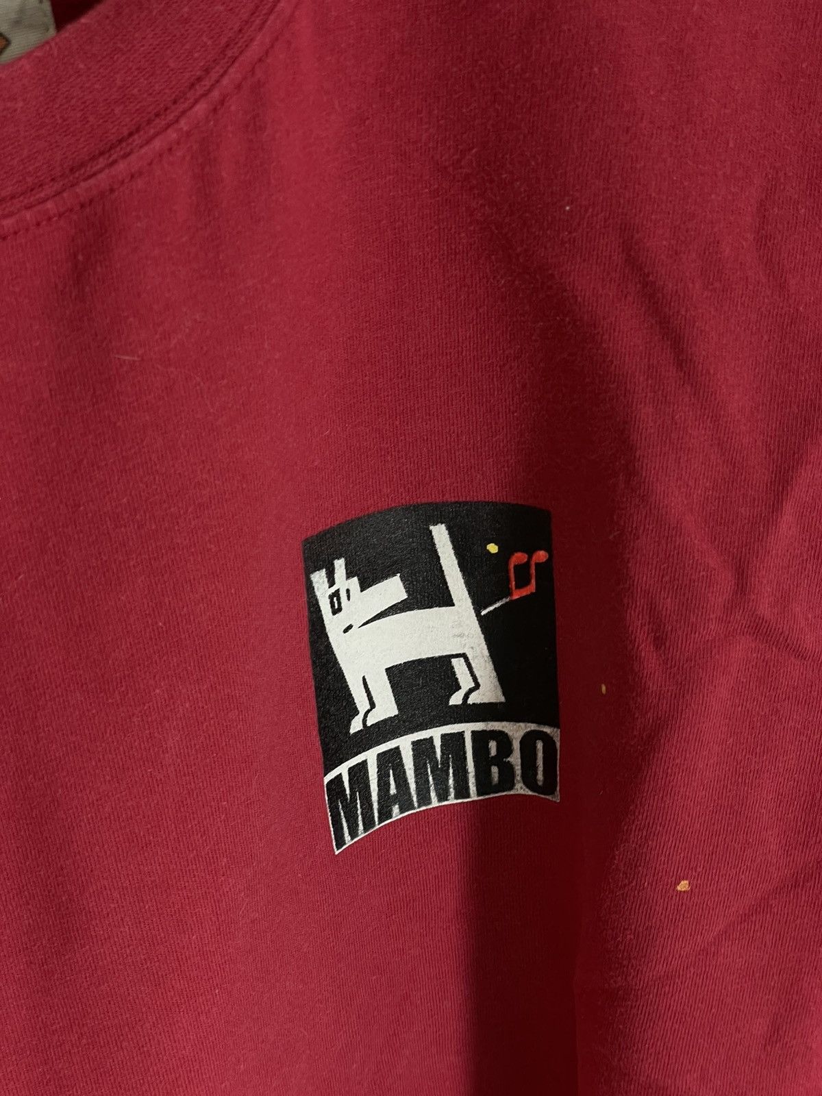 Vintage Mens Vintage Mambo T Shirt streetwear y2k rare big logo Size US M / EU 48-50 / 2 - 7 Thumbnail