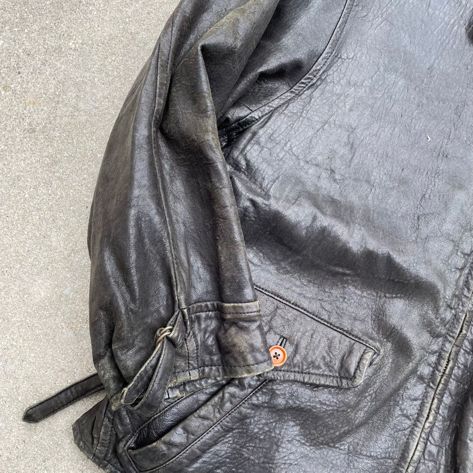 C.P. Company C.P. Company Massimo Osti Pelle Leather Jacket Black Mens L Size US L / EU 52-54 / 3 - 9 Thumbnail