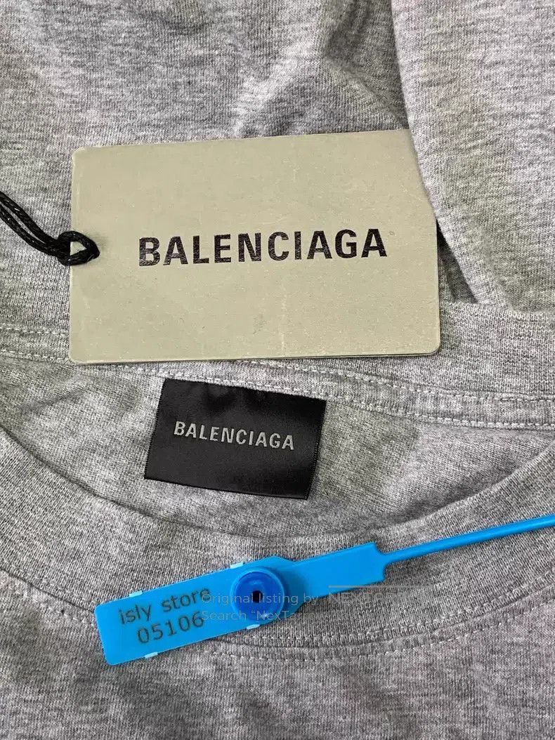 Balenciaga Balenciaga Blended Round Neck Knit T-Shirt Size US S / EU 44-46 / 1 - 5 Thumbnail
