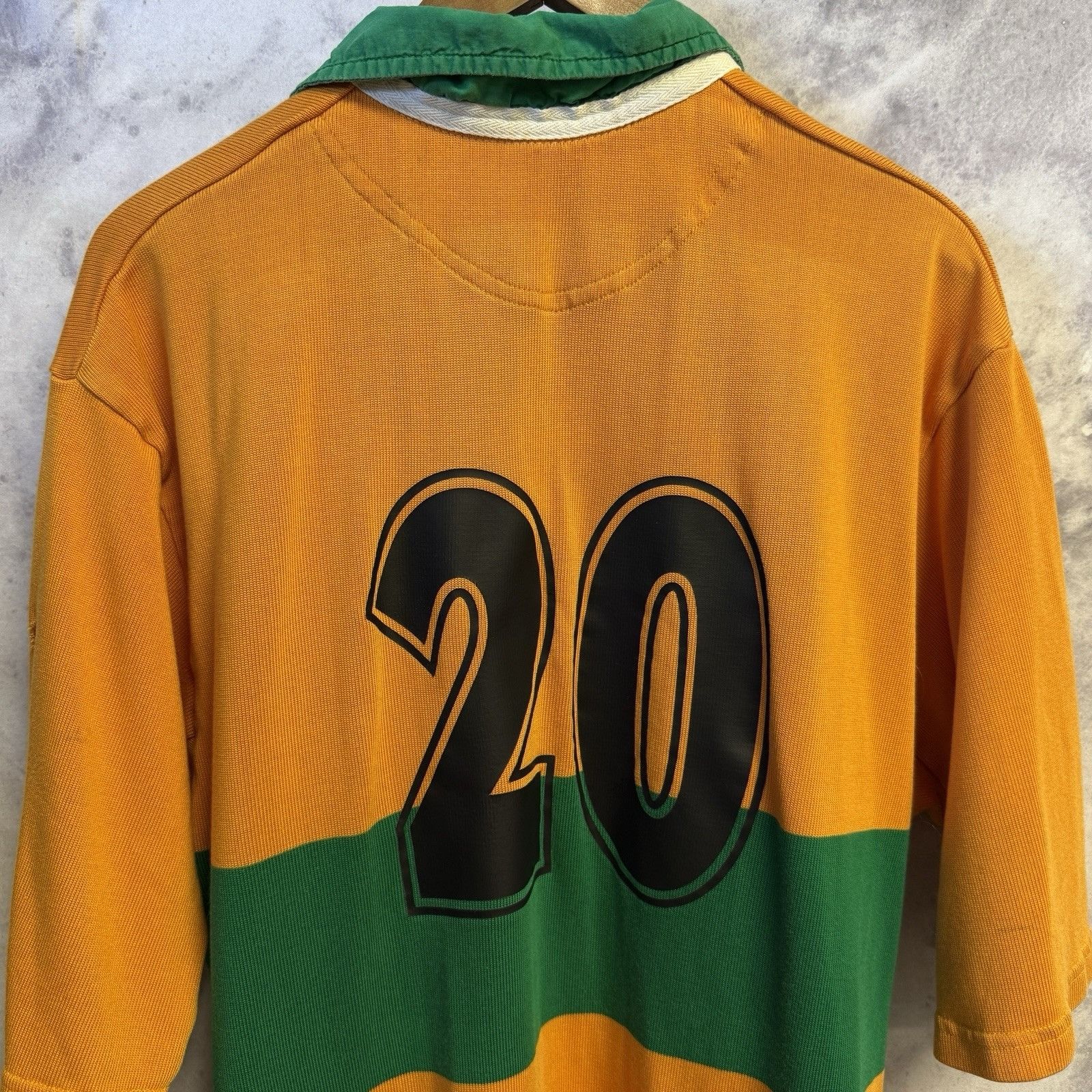 Vintage Vintage Marauders Rugby Jersey Shirt Mens Large 23x31 Orange Size US L / EU 52-54 / 3 - 8 Thumbnail