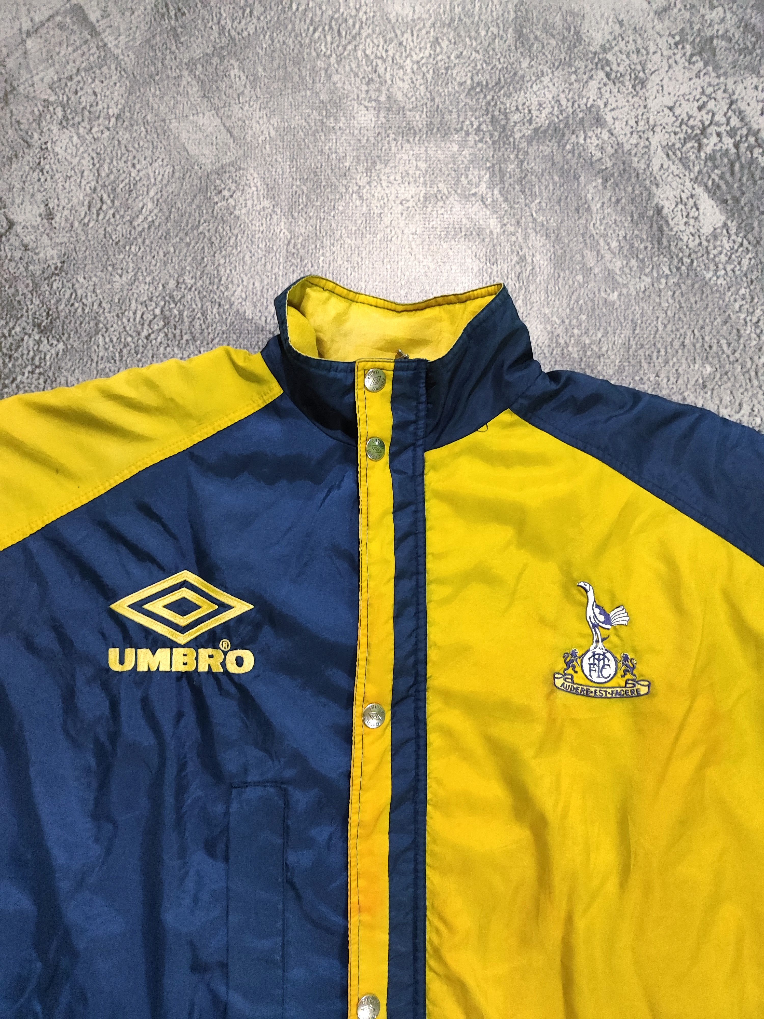 Umbro Vintage 90's Umbro Tottenham Coat Jacket Football Soccer Size US L / EU 52-54 / 3 - 2 Thumbnail