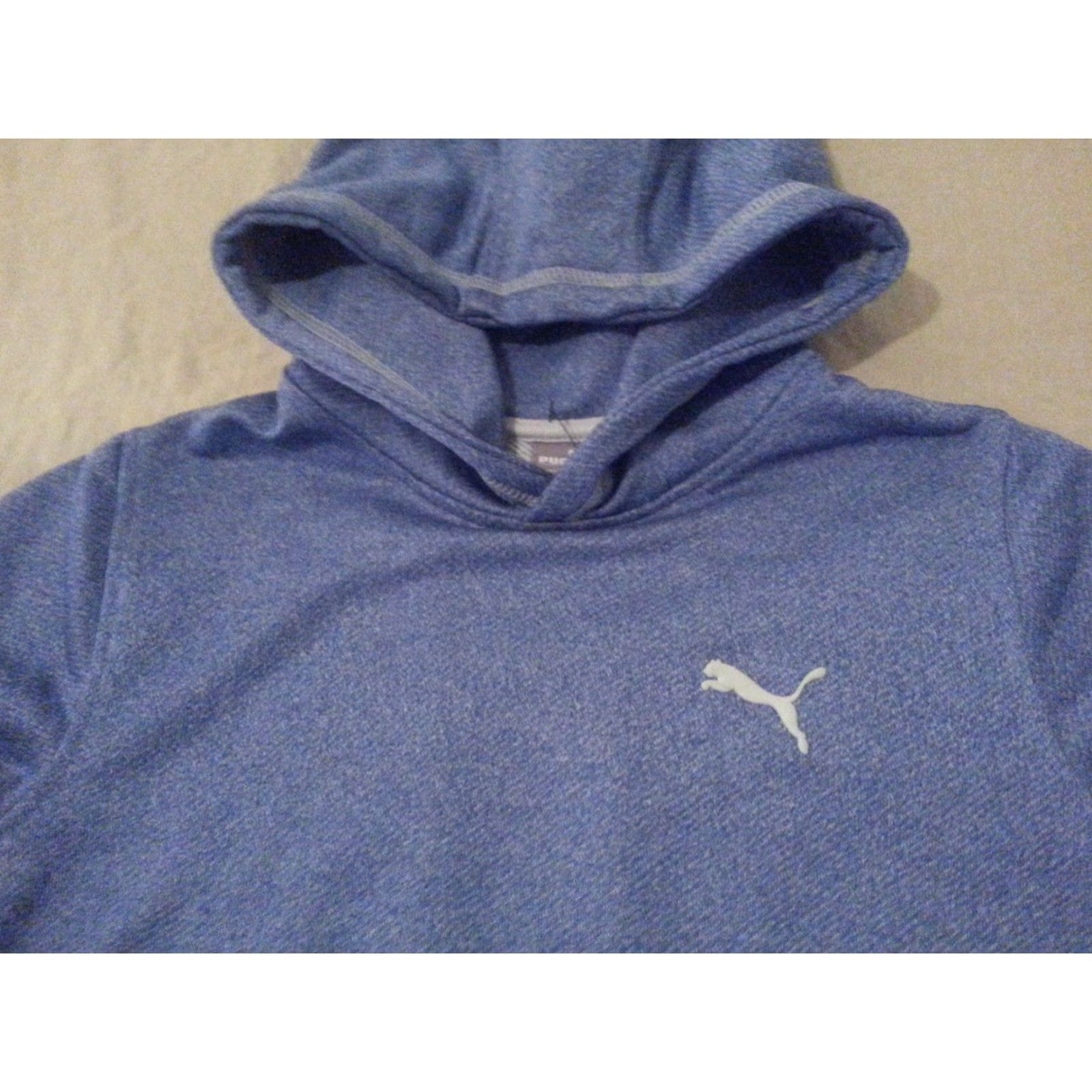 Puma PUMA Hoodie Women S Blue Cotton Athletic Pullover Sweatshirt Sweatshirt Hoodie Ladies Small Athleticwear Mens Womens Size S / US 4 / IT 40 - 3 Thumbnail