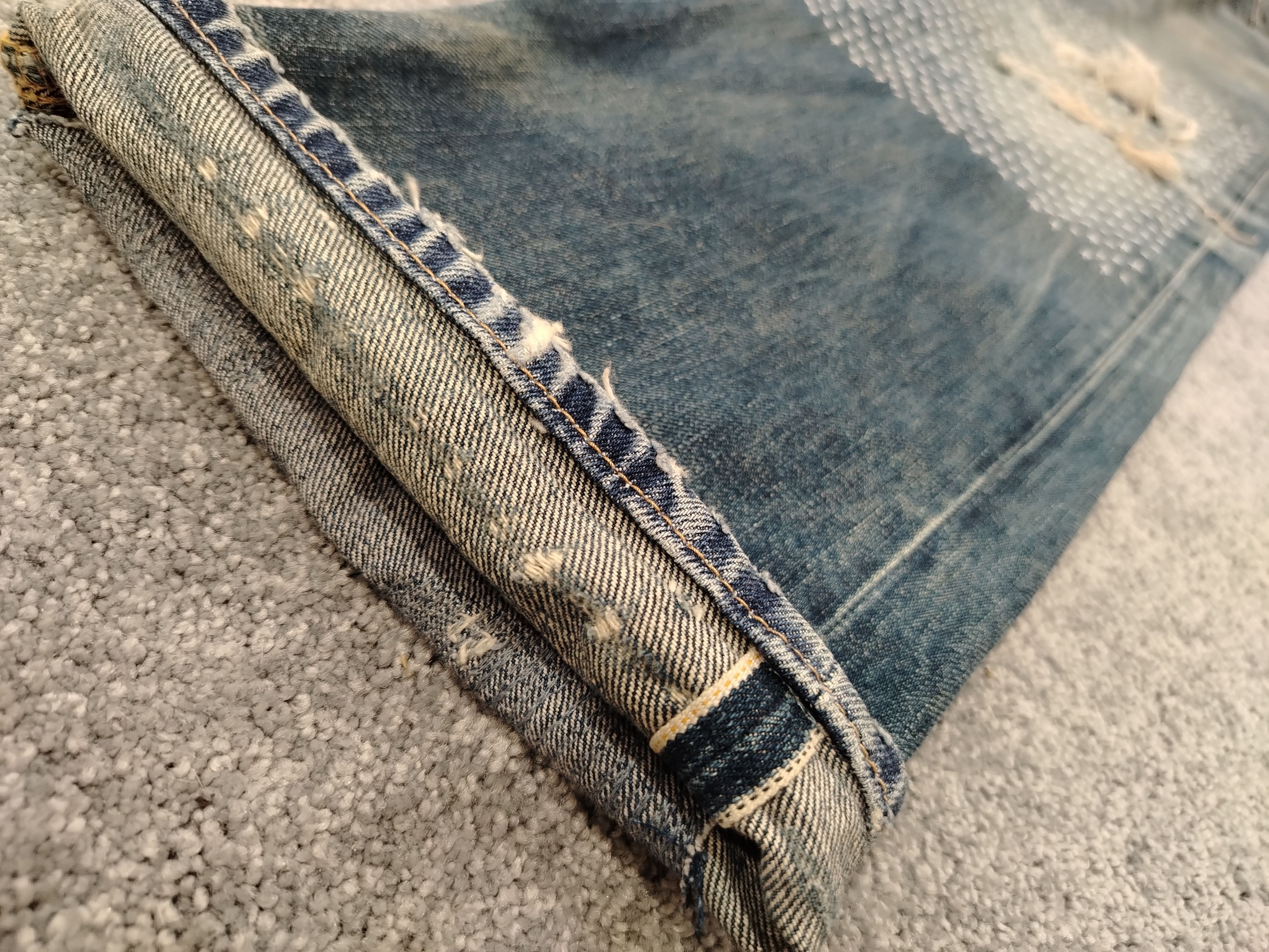 Evisu Evisu Jeans Vintage (Evis) Daicock Boro Remaked Size US 32 / EU 48 - 17 Thumbnail