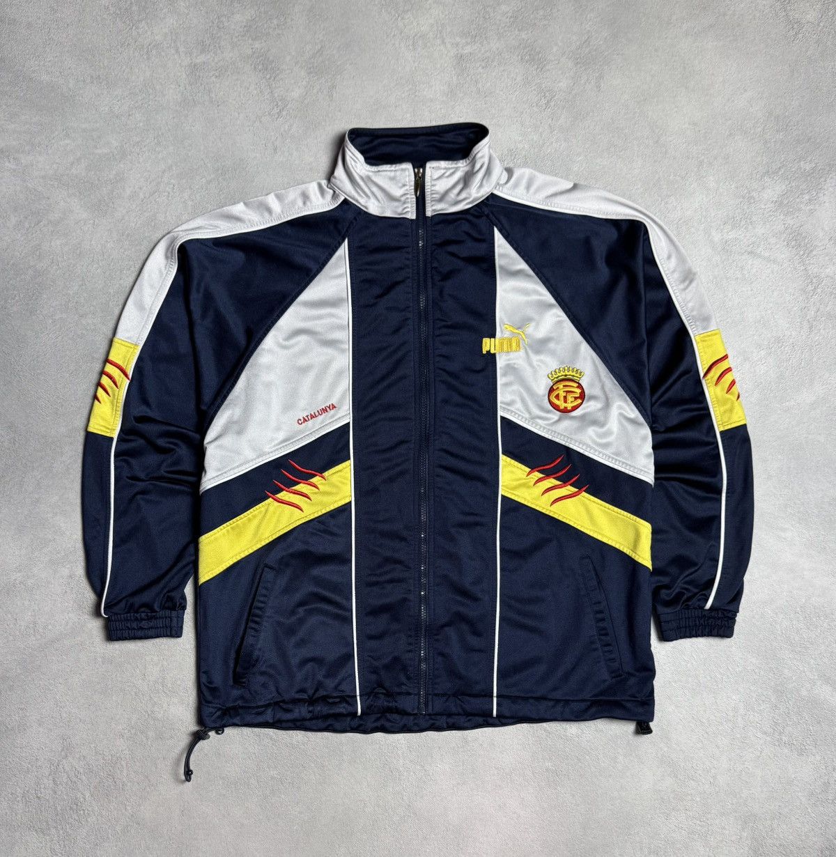 Puma Catalunya 2001 2003 Football Soccer Track Jacket Puma Size US L / EU 52-54 / 3 - 1 Thumbnail