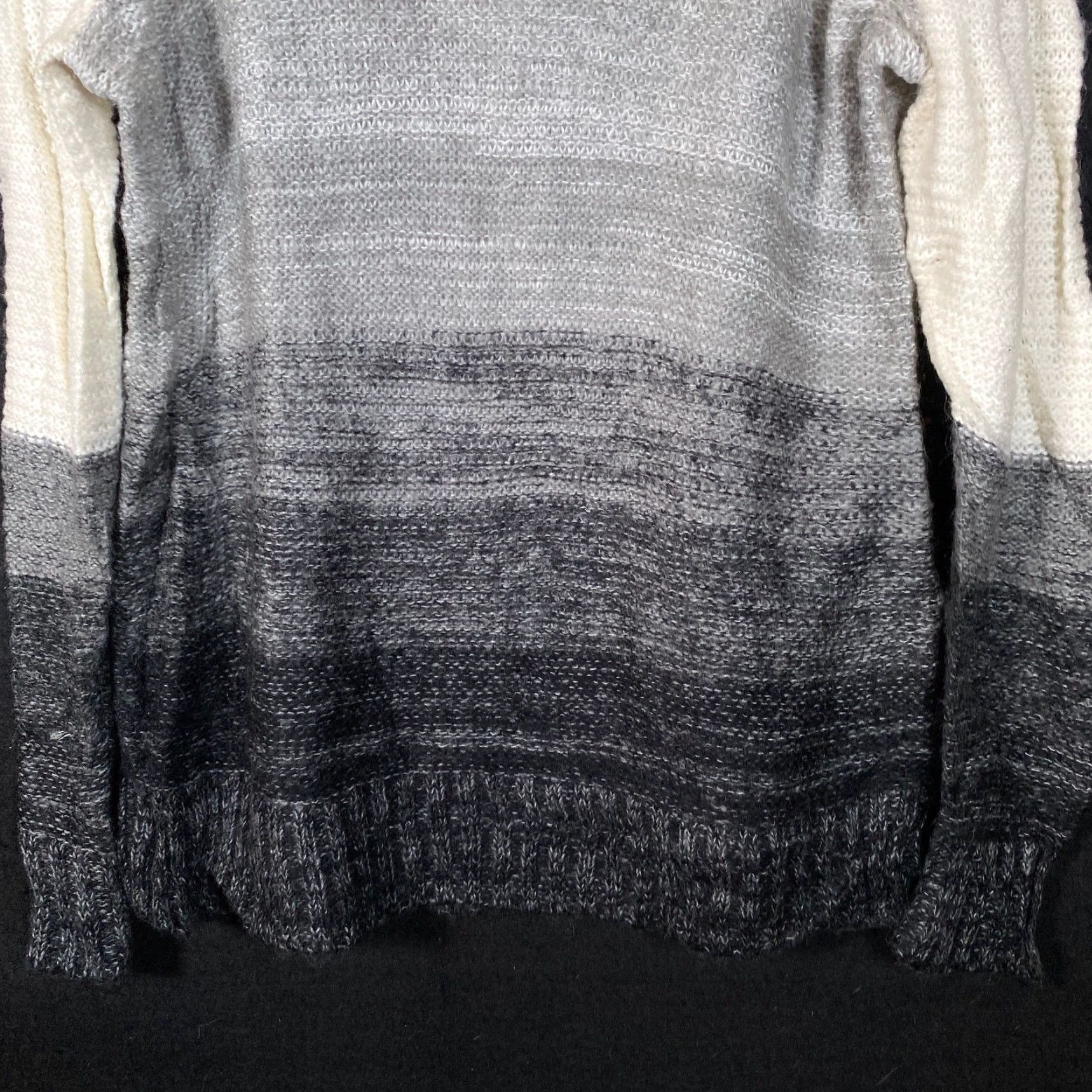 Calvin Klein Calvin Klein Womens Sweater Multicolored Ombre Cowl Neck Mohair Wool Blend M Size M / US 6-8 / IT 42-44 - 3 Thumbnail