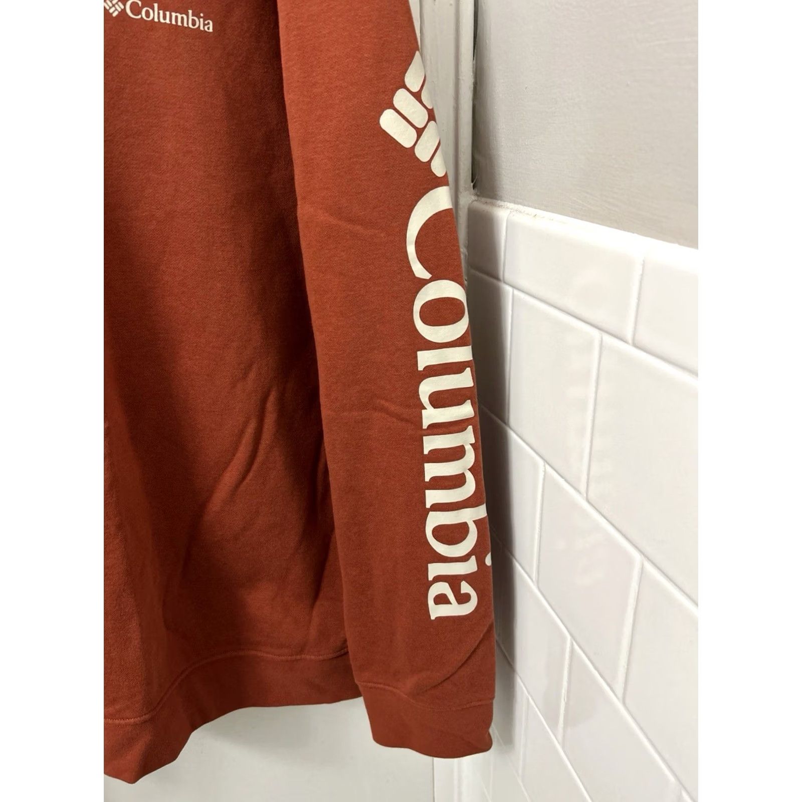 Logo 7 Columbia Sweatshirt Mens XL Orange Logo Graphic Pullover Crewneck Long Sleeve Sweatshirt Size US XL / EU 56 / 4 - 5 Thumbnail