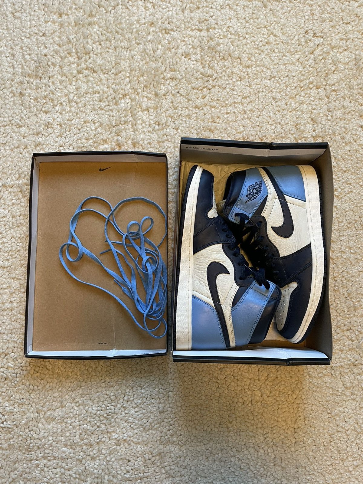Jordan Brand Air Jordan 1 Obsidian Size US 11.5 / EU 44-45 - 10 Thumbnail