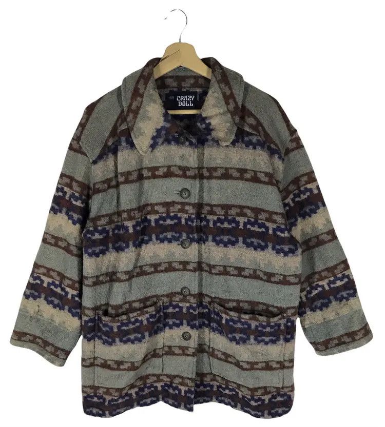 Japanese Brand Vintage Crazy Doll Fleece Jackets Size XL / US 12-14 / IT 48-50 - 1 Thumbnail