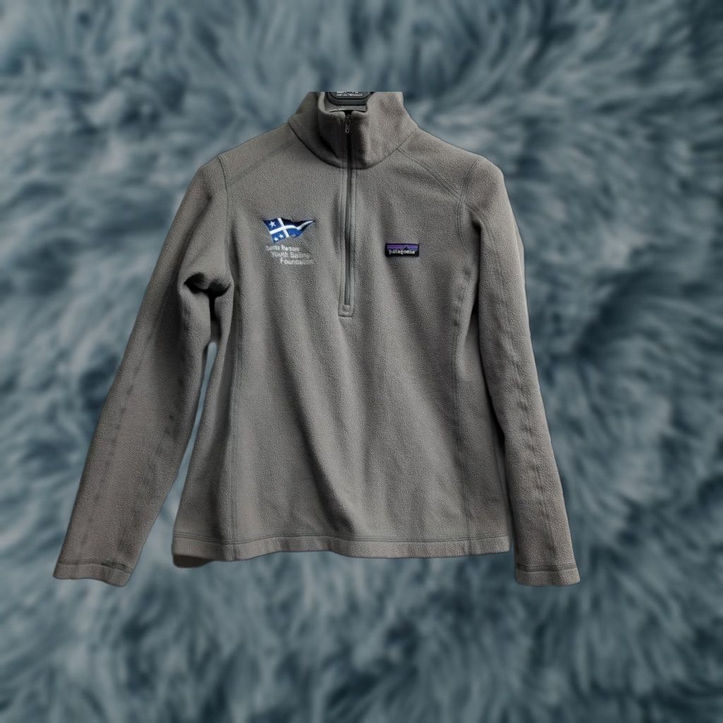 Patagonia VINTAGE Patagonia Worn Wear Small 1/4 Zip Fleece Gray Logo Womens Shirt S Gray Logo 1/4 Zip Fleece Women Size S / US 4 / IT 40 - 1 Thumbnail