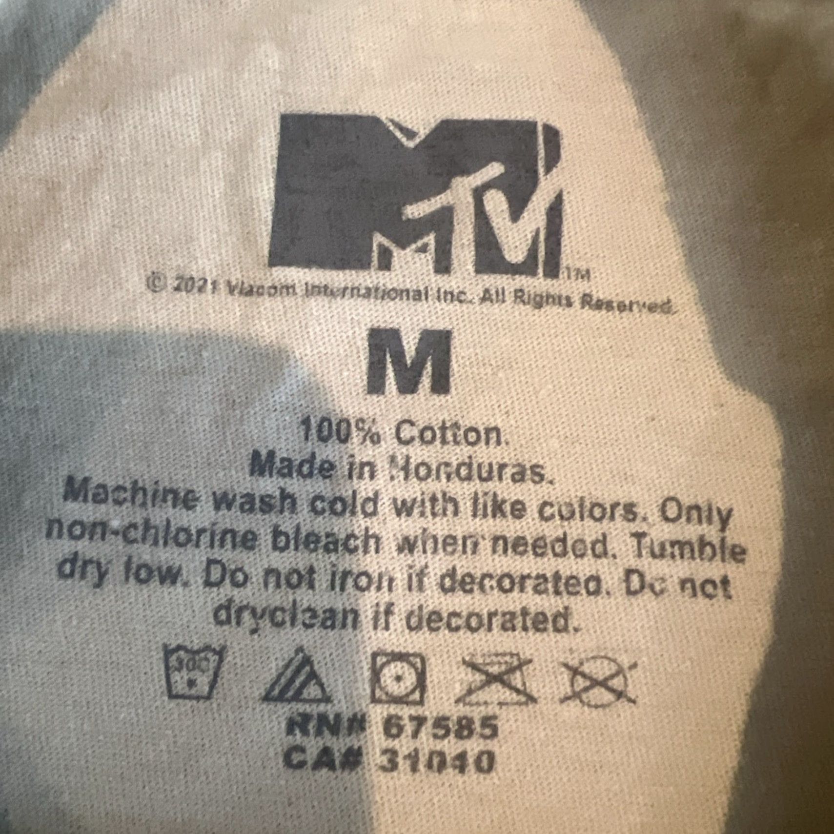 Logo 7 MTV Basquiat Style Logo NYC Shirt Adult Medium Tan Beige City Graphic Print Logo Men Tee 2020s Size US M / EU 48-50 / 2 - 3 Thumbnail