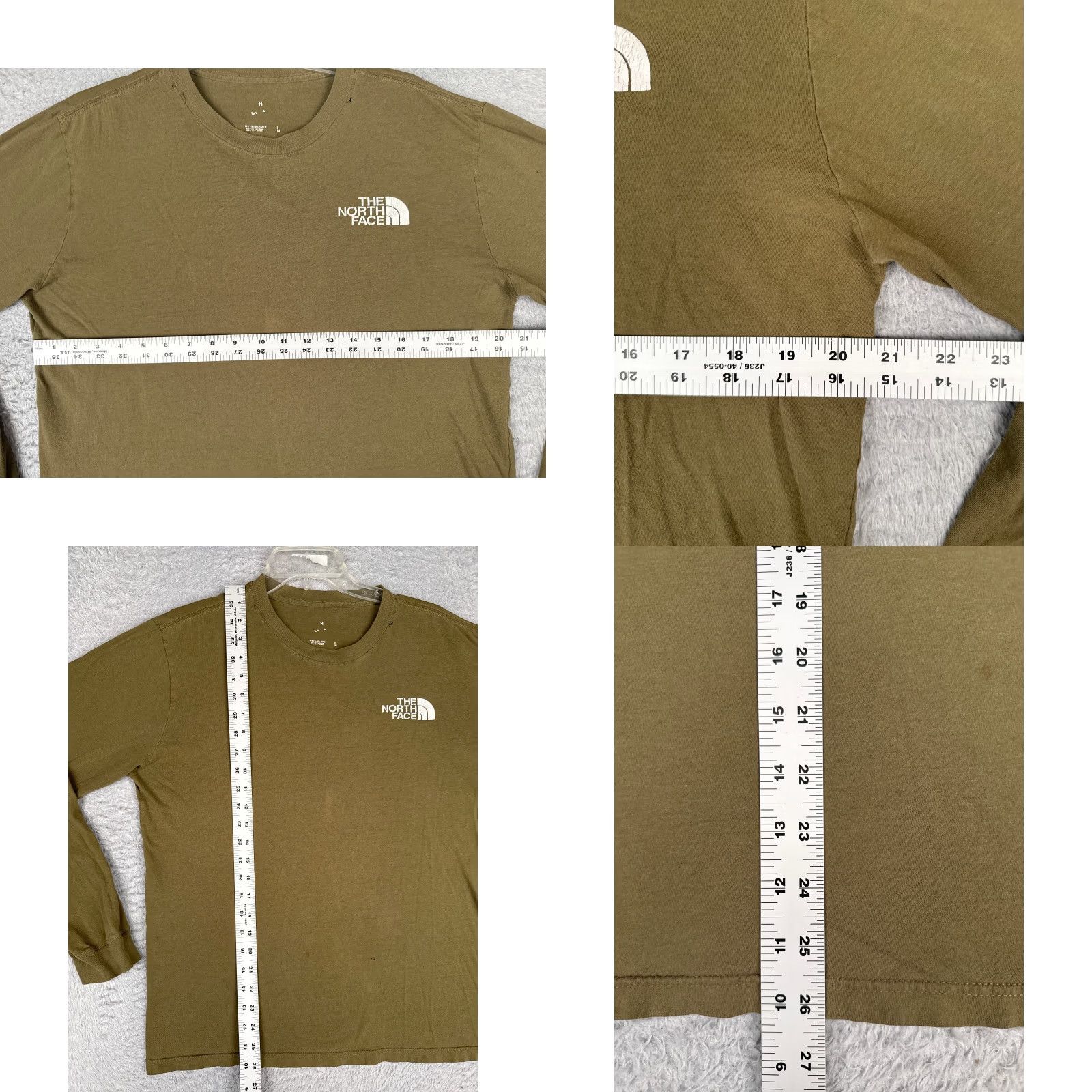 The North Face VINTAGE The North Face Shirt Men Medium Green 100% Cotton Long Sleeve Crew Neck READ Size US M / EU 48-50 / 2 - 8 Thumbnail
