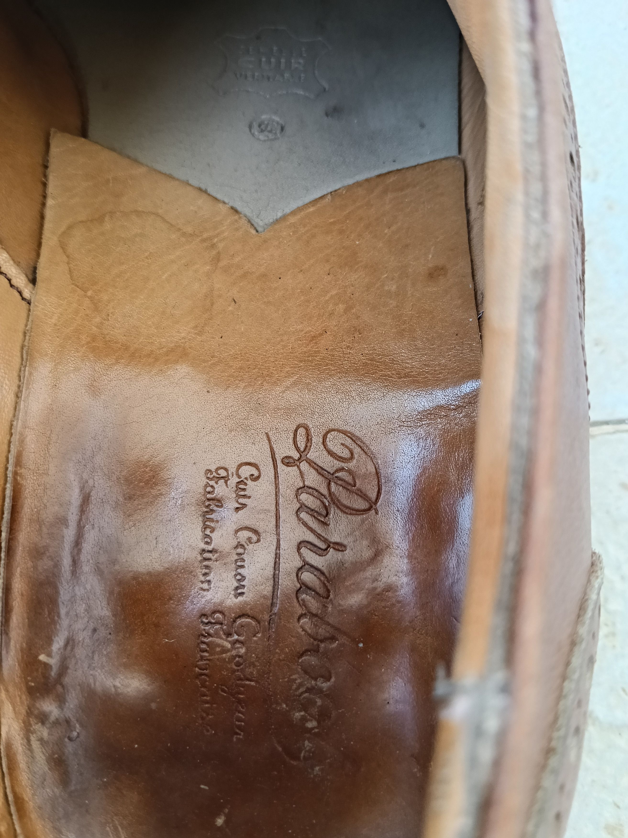 Paraboot Paraboot vintage Cape toe mens leather shoes Size US 9.5 / EU 42-43 - 9 Thumbnail