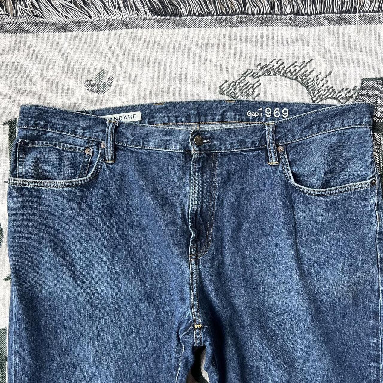 Gap Vintage/Y2K Baggy Gap Skater Style Dark Wash Grunge Denim Jeans! Size US 44 / EU 60 - 6 Thumbnail