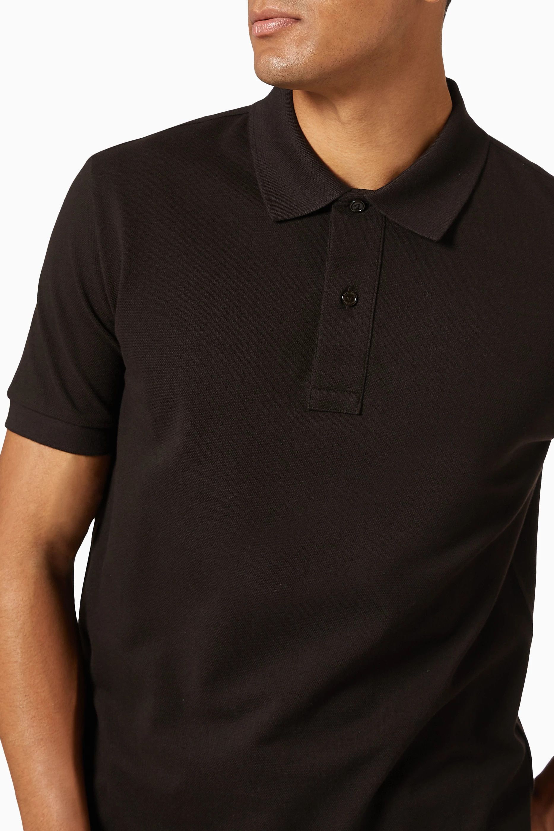 Bottega Veneta Fondente Brown Cotton Piquet Polo Size US XS / EU 42 / 0 - 4 Thumbnail