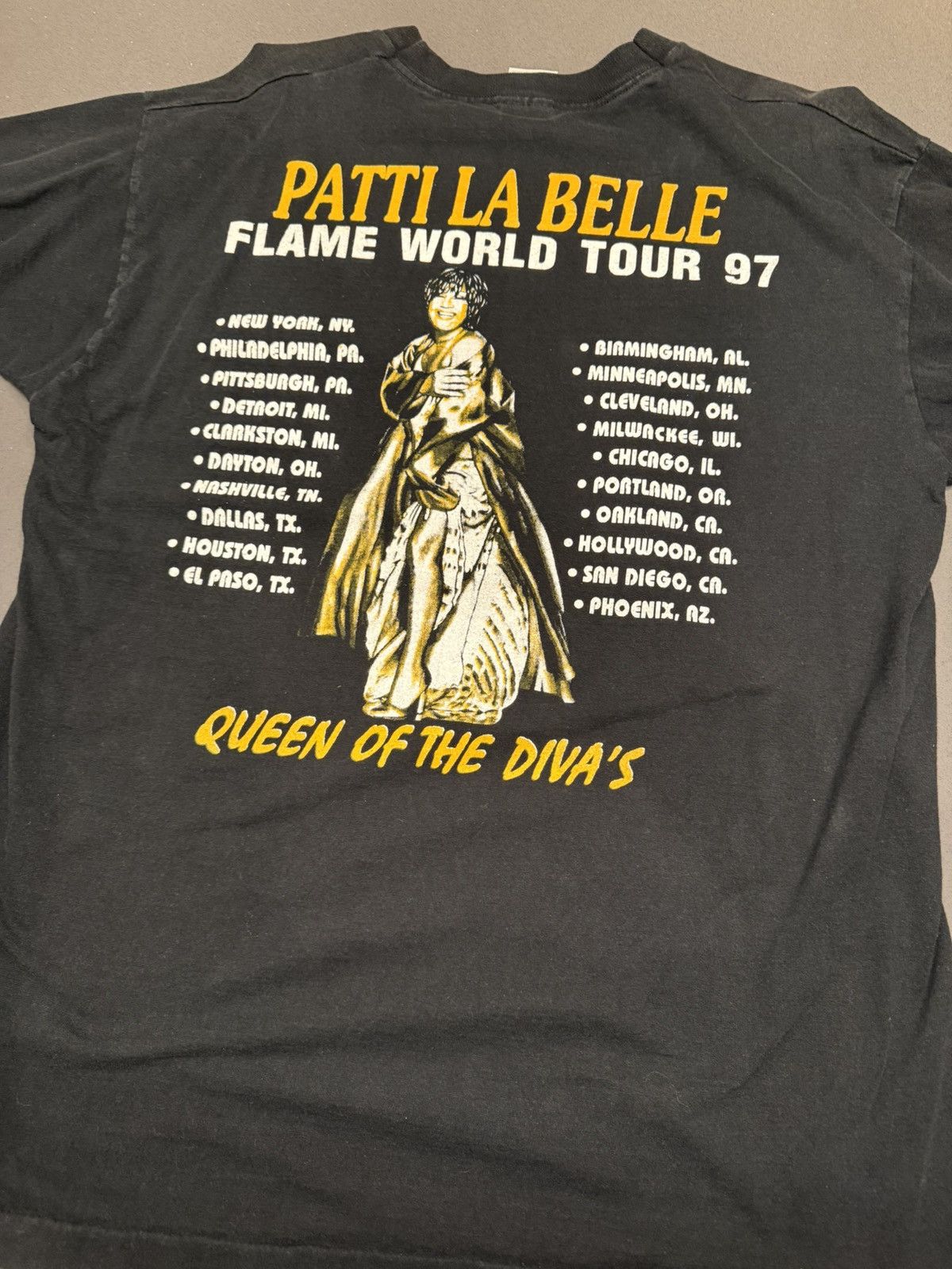 Vintage Patti labelle tour t shirt Size US XL / EU 56 / 4 - 2 Thumbnail
