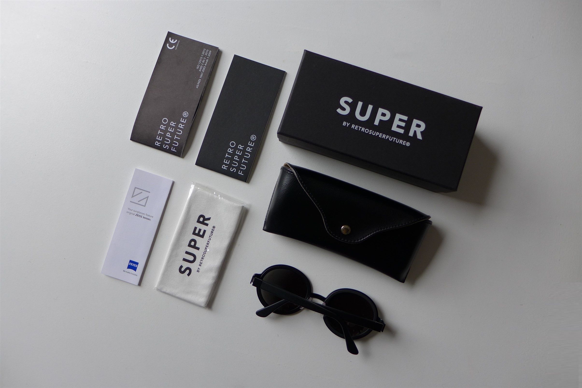 Retrosuperfuture Retrosuperfuture Santa Sunglasses - Matte Black Size ONE SIZE - 9 Thumbnail