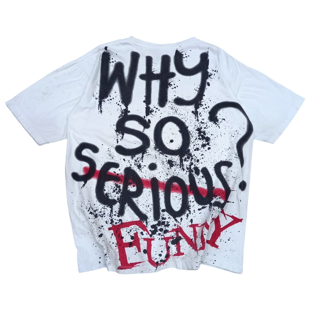 DC Comics Vintage Y2K Joker AOP "Why So Serious" Tee Size US L / EU 52-54 / 3 - 2 Thumbnail