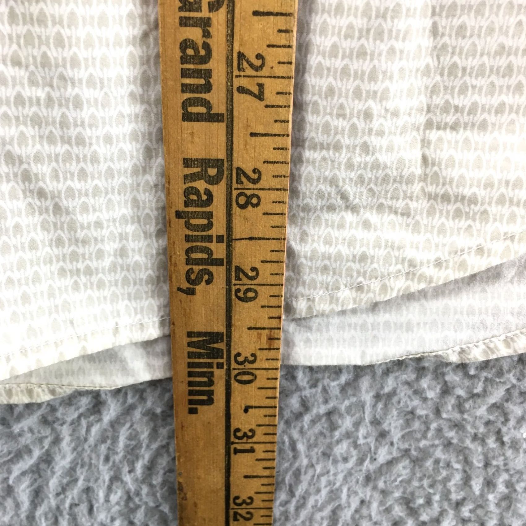 Calvin Klein Calvin Klein Dress Shirt Mens Large Beige Slim Fit Button Up Long Sleeve Cotton Size 42R - 5 Thumbnail
