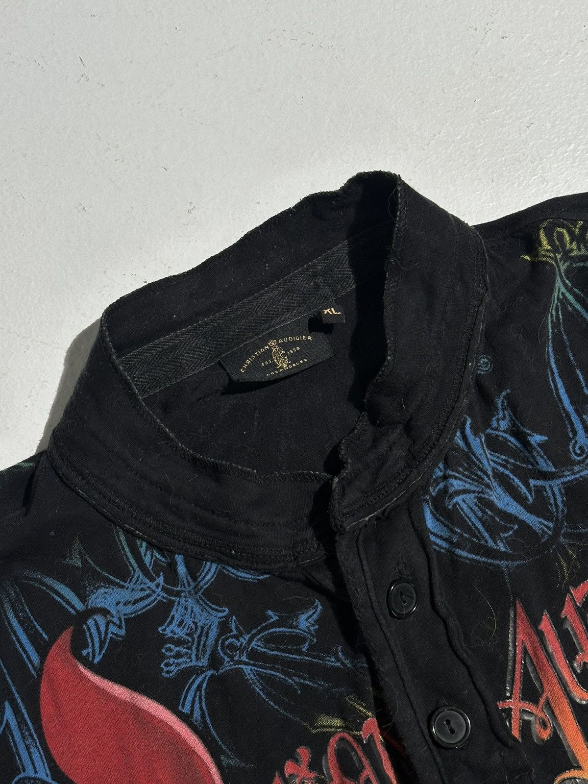 Christian Audigier Christian audigier long sleeve tshirt Size US XL / EU 56 / 4 - 4 Thumbnail