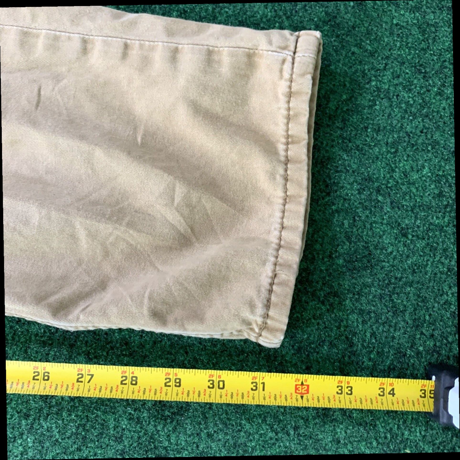 Vintage Levi Strauss & Co. Jean's Beige/Brown 34/34 work pants Size US 34 / EU 50 - 6 Thumbnail
