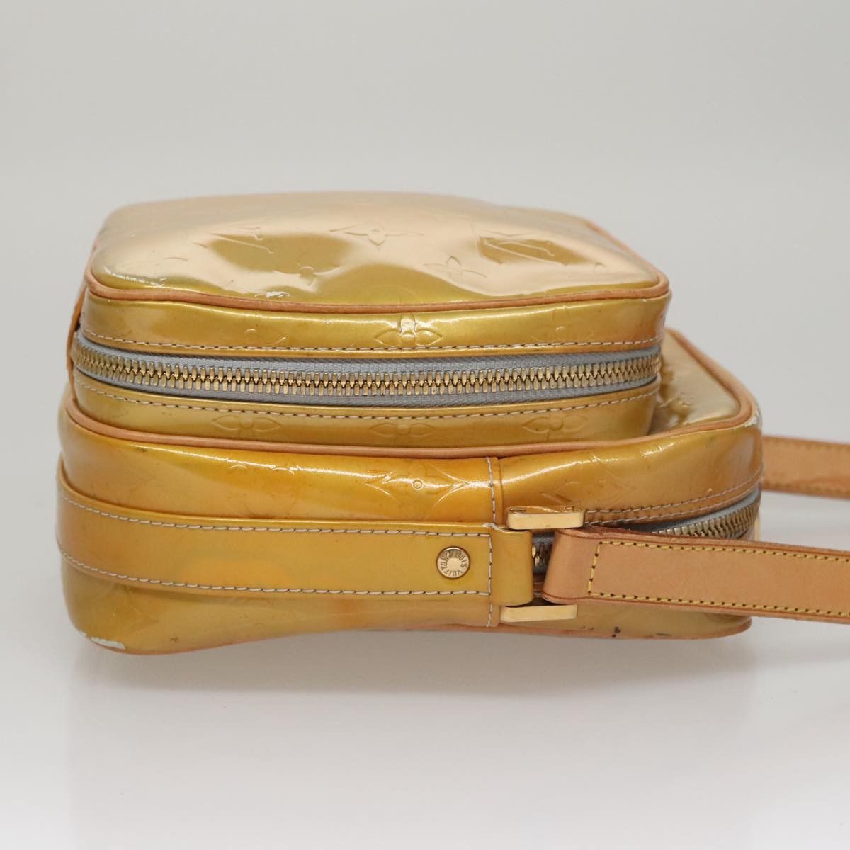 Louis Vuitton LOUIS VUITTON Monogram Vernis Wooster Shoulder Bag Gris Size ONE SIZE - 4 Thumbnail