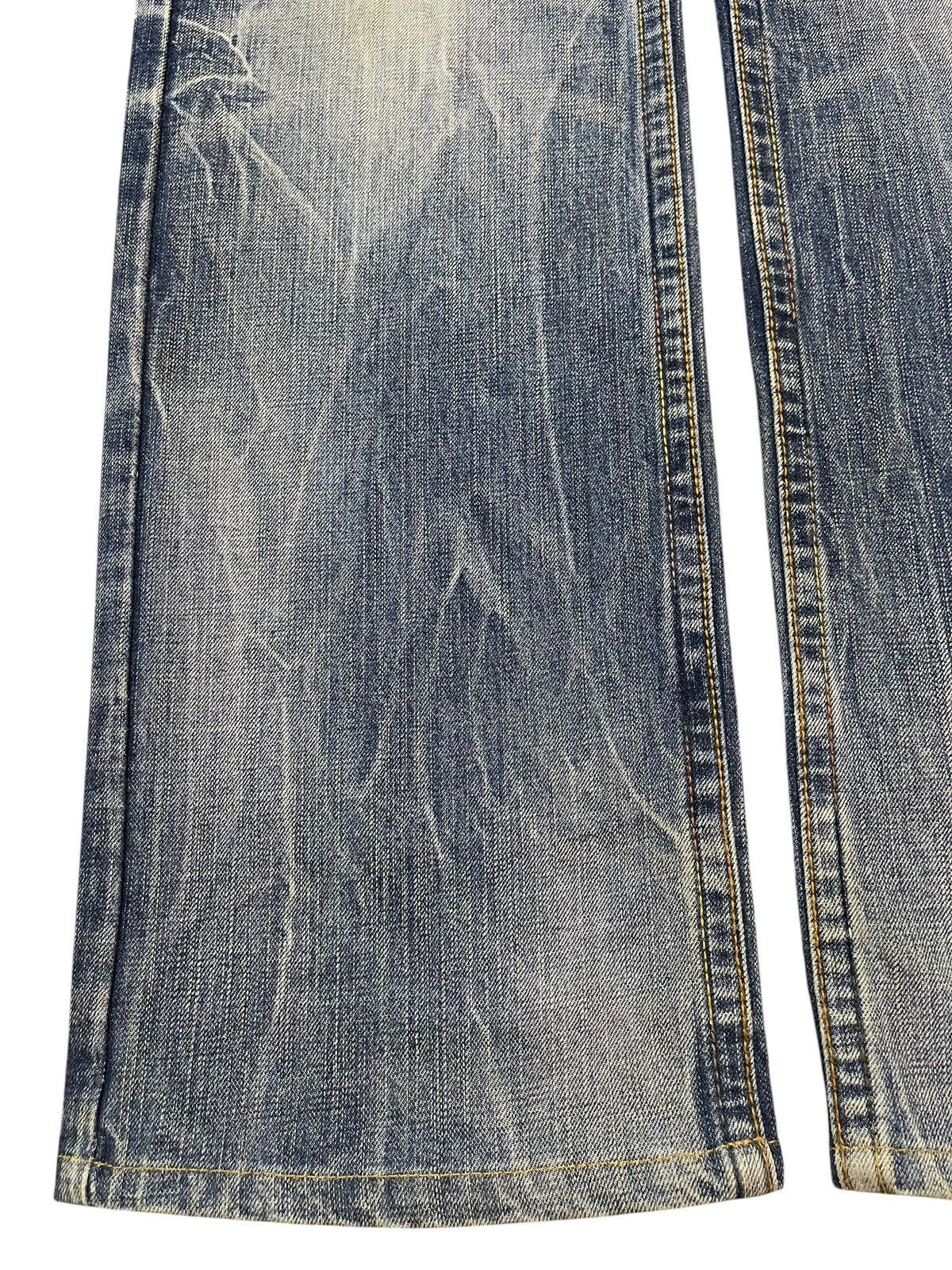 14th Addiction Vintage Japanese Brand Faded Thunder Wash Distressed Jeans Size US 32 / EU 48 - 7 Thumbnail
