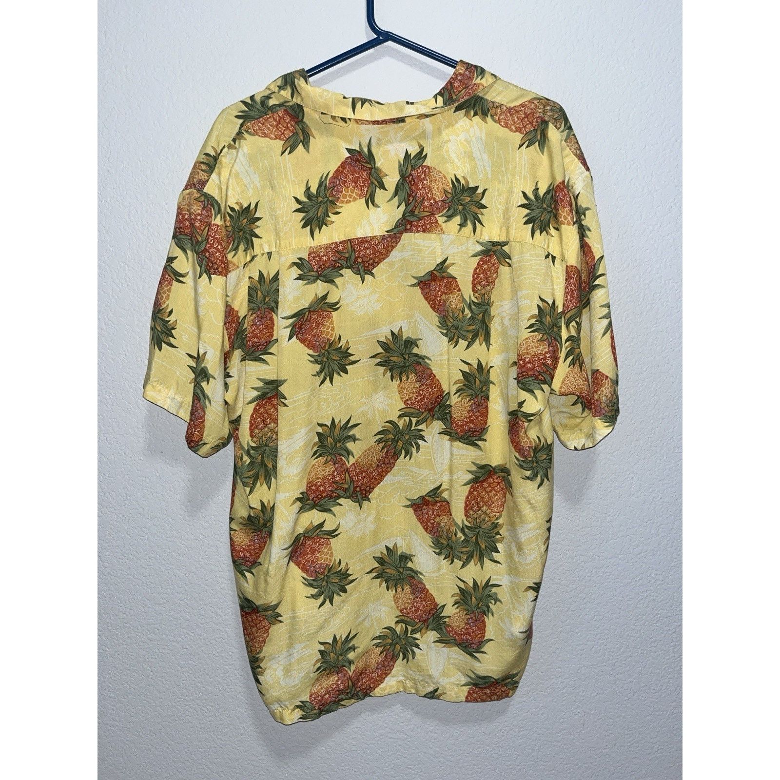 Paradise Found Paradise Found Hawaiian Pineapple Rayon Shirt Made Hawaii Size US L / EU 52-54 / 3 - 3 Thumbnail