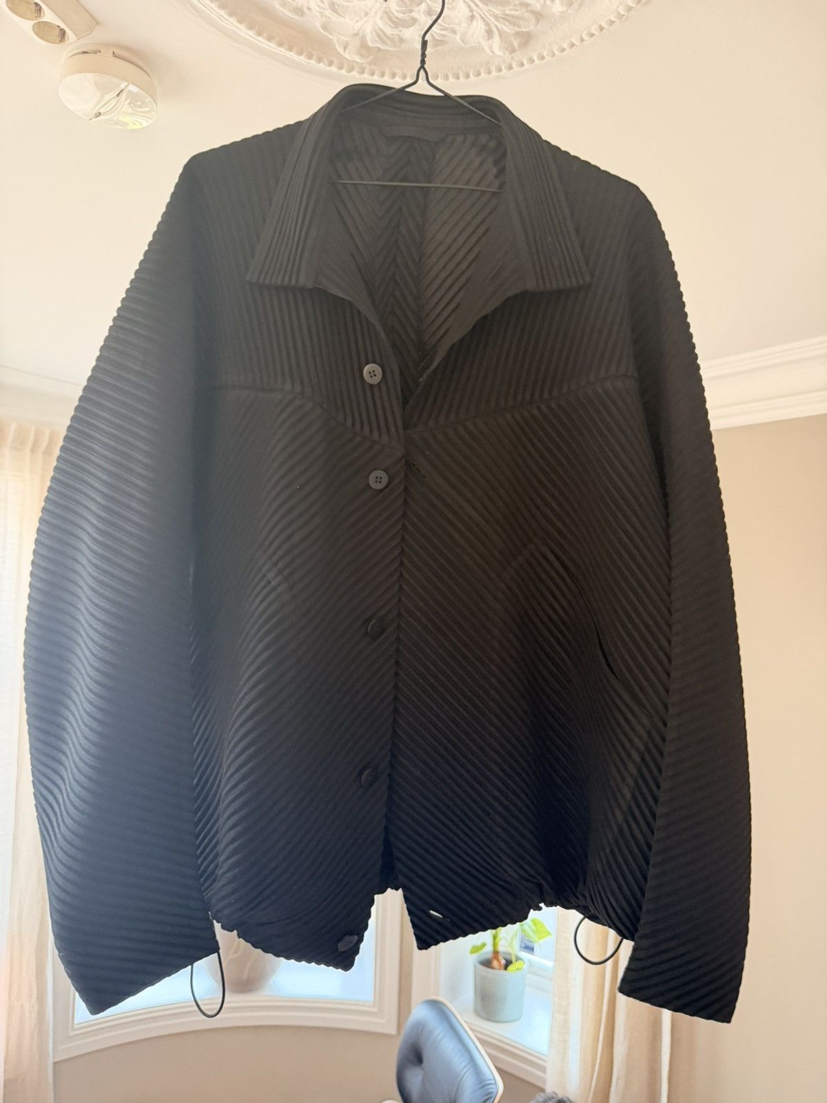 Homme Plisse Issey Miyake Plisse jacket w/ pockets Size US M / EU 48-50 / 2 - 1 Thumbnail