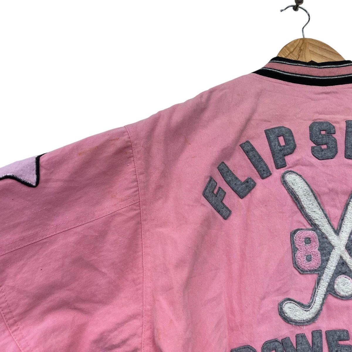 NHL 💥Vintage Japanese Brand Dixie Sport Bomber Hockey Jacket Size M / US 6-8 / IT 42-44 - 8 Thumbnail