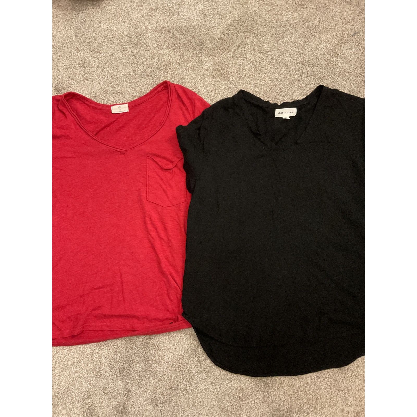 Anthropologie Cloth&Stone + T.la Luxury Basics Bundle Capsule Tops,M Size M / US 6-8 / IT 42-44 - 2 Thumbnail