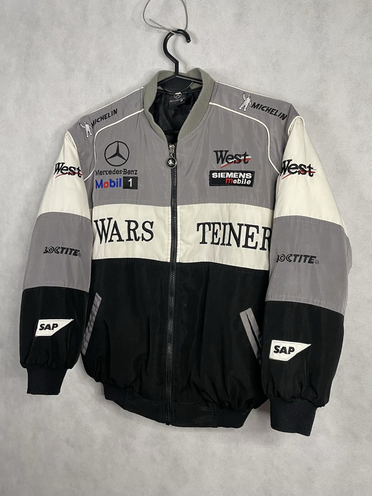 Mercedes-Benz × NASCAR 💥Mercedes Benz Racing Jacket McLaren F1 Nascar Motor Racing Size S / US 4 / IT 40 - 2 Thumbnail