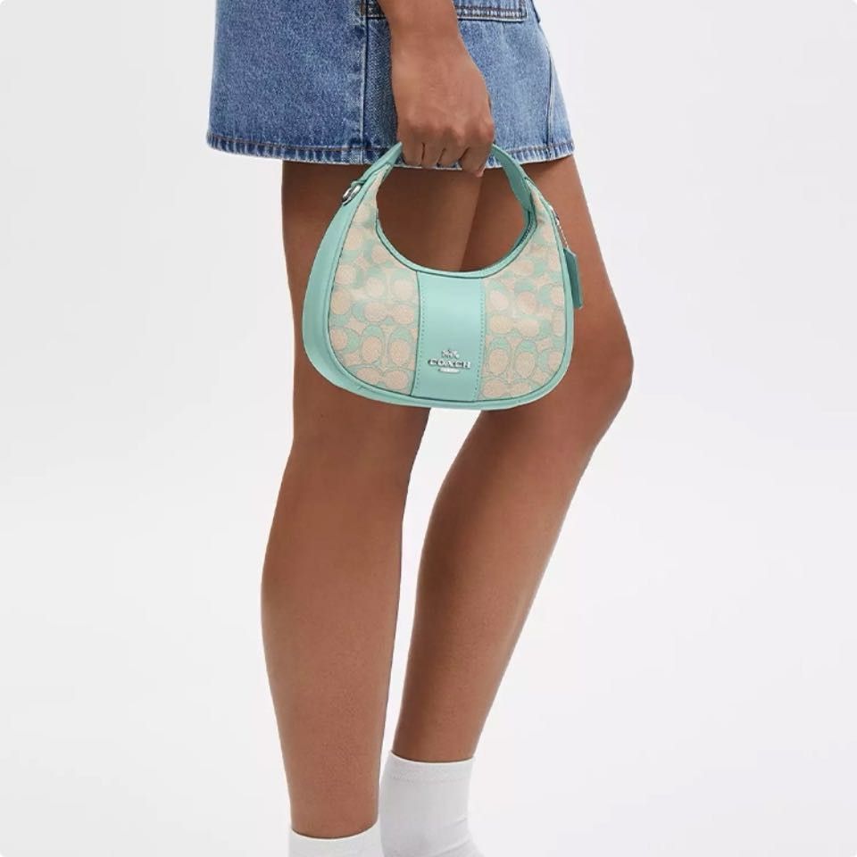 Coach Carmen Mini Crossbody In Signature Jacquard CT773 Size ONE SIZE - 8 Thumbnail