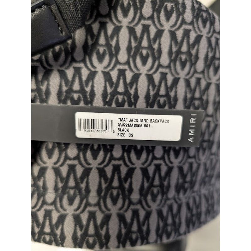 Amiri o1rshd1 Size: OS / MA Jacquard Backpack in Black Size ONE SIZE - 21 Thumbnail