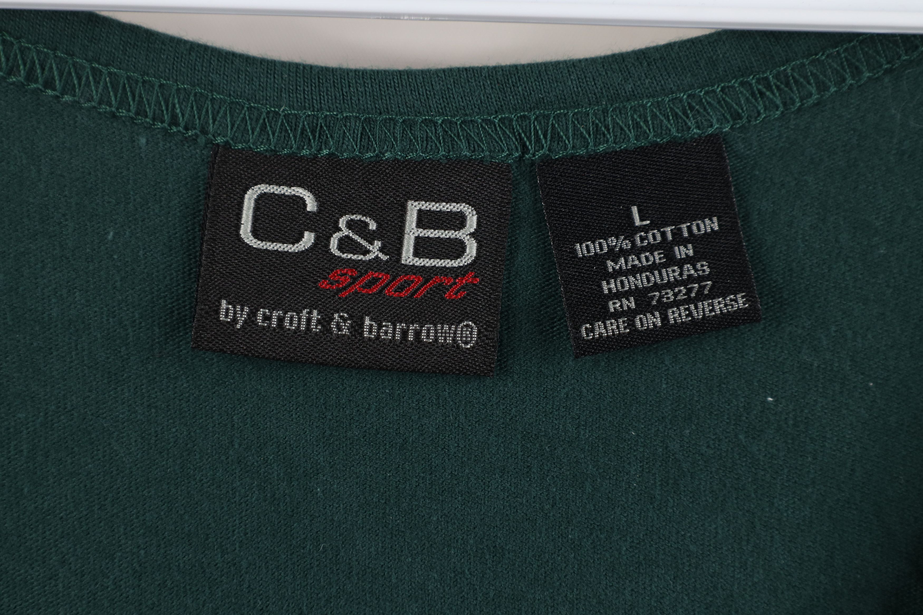 Vintage Vintage 90s Streetwear Blank Tank Top T-Shirt Hunter Green Size US L / EU 52-54 / 3 - 4 Thumbnail
