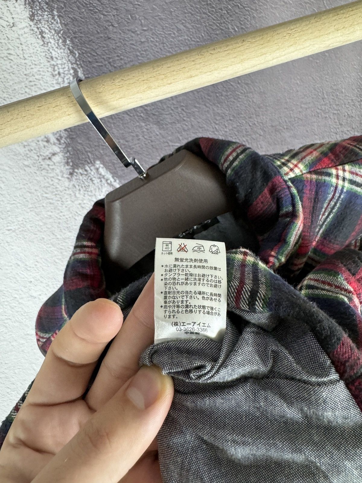 Flannel Candy Fantasy Japanese style checkered flannel vest gilet Size US L / EU 52-54 / 3 - 11 Thumbnail