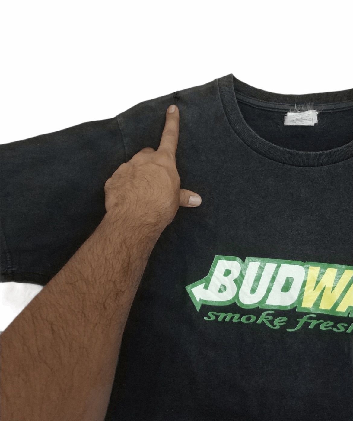 Japanese Brand 🔥Vintage Faded Subway Parody Budway Tees Size US M / EU 48-50 / 2 - 4 Thumbnail