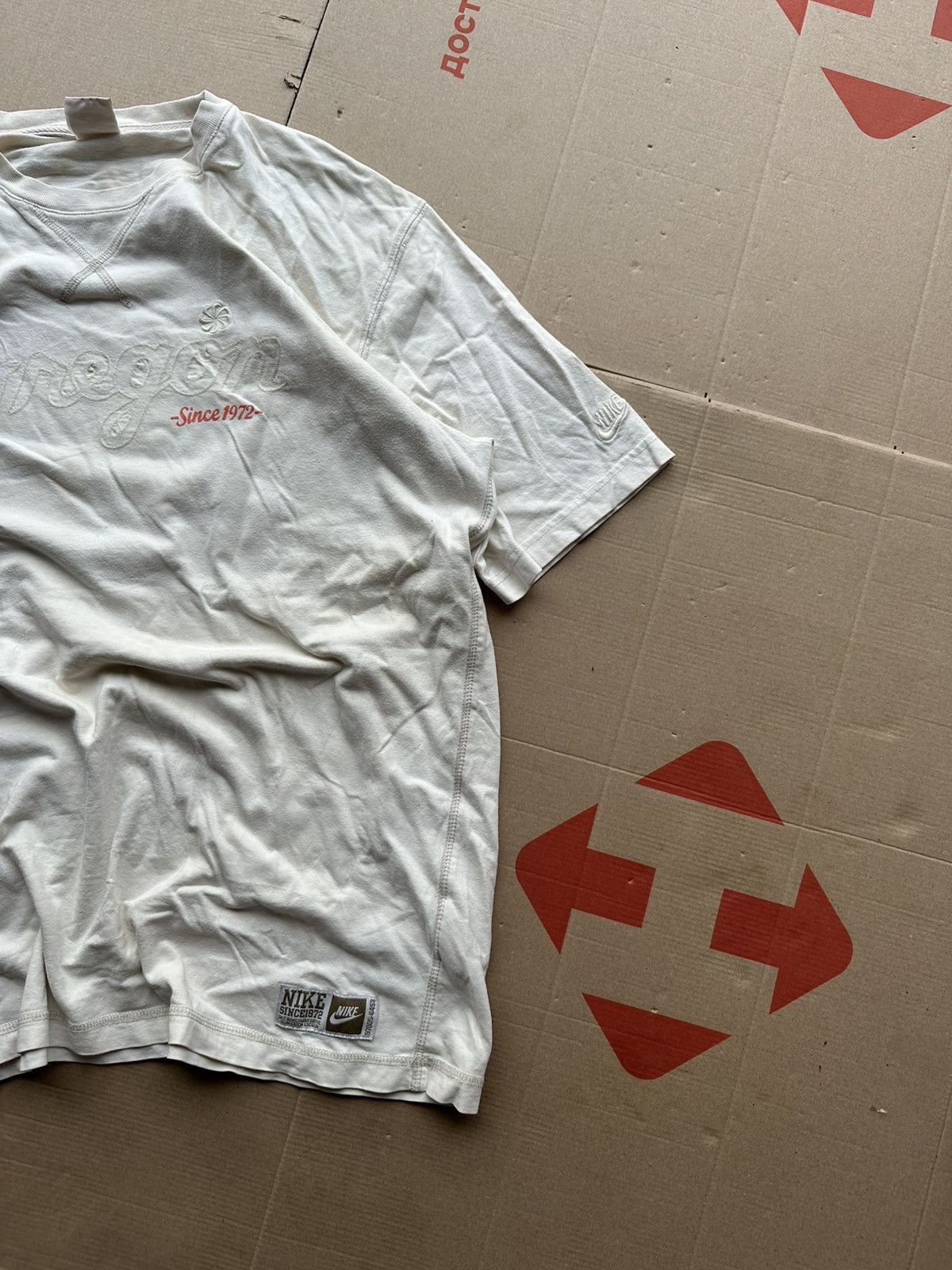 Nike × Vintage Vintage Nike Oregon 1999 T-Shirt Y2K Custom Distressed Size US XL / EU 56 / 4 - 5 Thumbnail