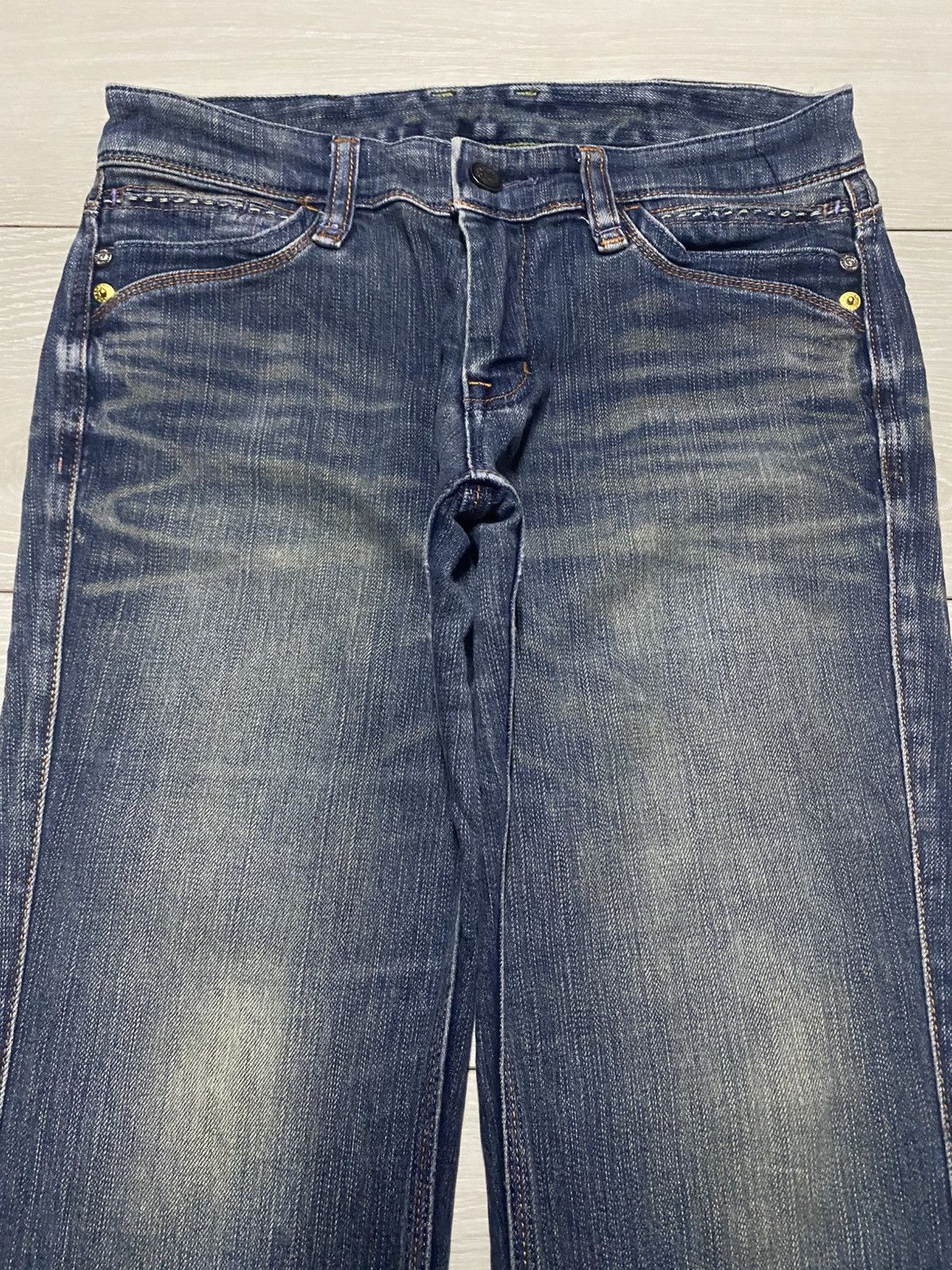 Japanese Brand Vintage Japanese Brand Brappers Faded Wash Flare Jeans Size US 30 / EU 46 - 3 Thumbnail