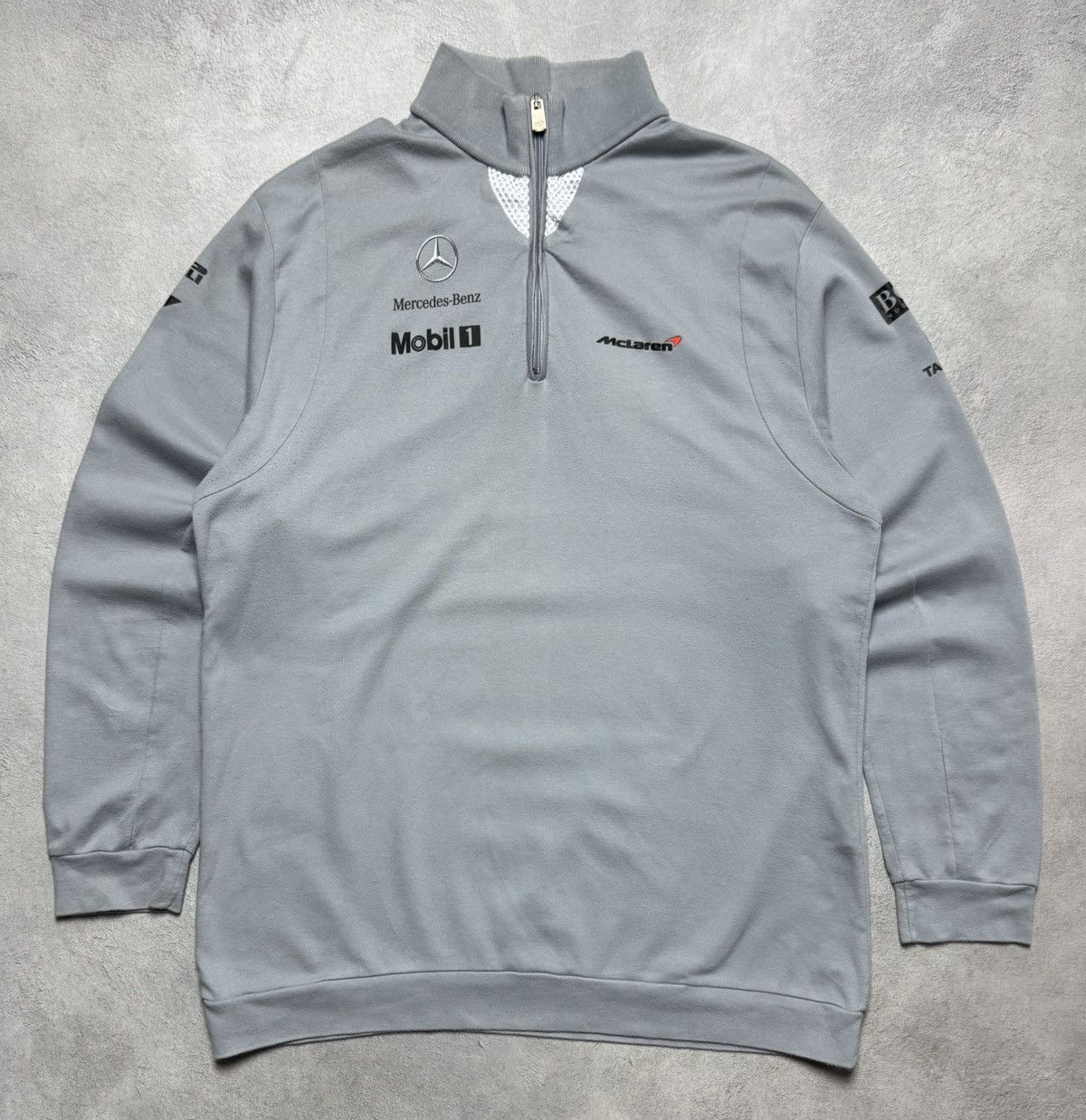 Mercedes-Benz Mercedes Benz McLaren F1 Racing Team 1/4 Zip Sweater Size US XXL / EU 58 / 5 - 1 Thumbnail